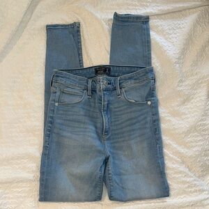 Abercrombie & Fitch High Rise Super Skinny Jeans